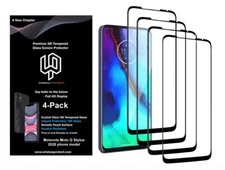 For Motorola MOTO G STYLUS 2020 Screen Protector HD 9H Tempered Glass 4-Pack