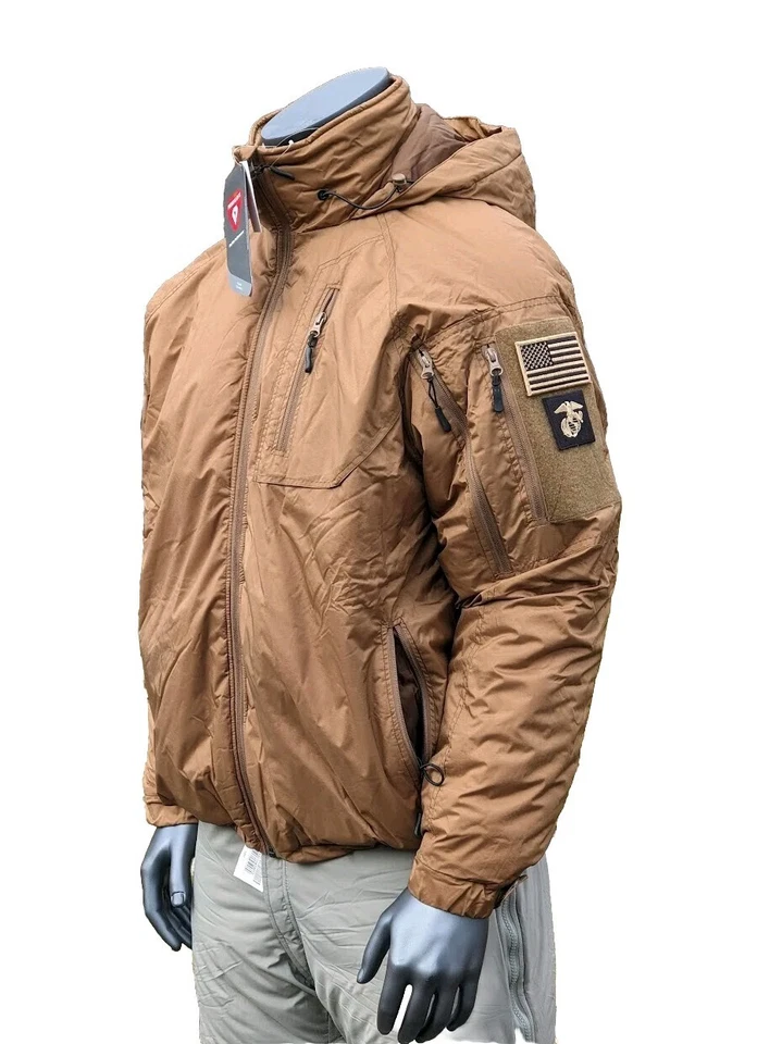 PCU Gen 3 Level 7 ECW  USMC PrimaLoft  Cold Weather Happy Coyote Parka Jacket - Image 2 of 4