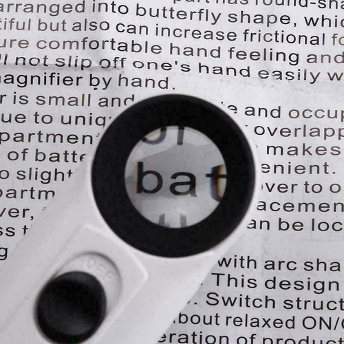 Fashion 40X Magnifying Magnifier Glass Jeweler Eye 2LED Light Loop Jewelry E3A2 - Foto 11 di 11
