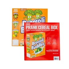 Broccoli Buddies Prank Cereal Box Fake Packaging Funny Breakfast Food