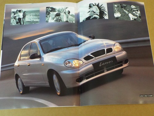 2000 Daewoo Lanos original Australian 12 page brochure - Picture 5 of 6