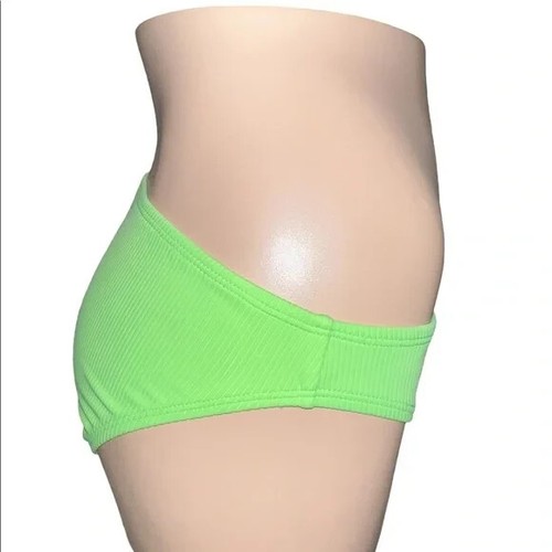 California Waves Juniors Lime Green Ribbed Hipster Bottoms Extra Large NWT - Picture 5 of 8