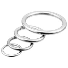 O-Ring geschweißt Edelstahl A4 VA V4A Metallring Öse Ringe geschlossen