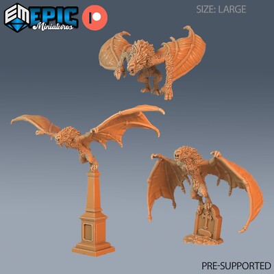 Riesige Fledermaus Dungeons und Drachen Miniatur D&D, epische Miniaturen Fantasie 28 mm