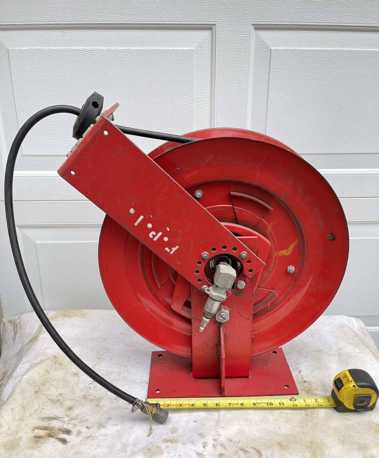 Lincoln #82206 50' Heavy Duty Bare Hose Reel | eBay