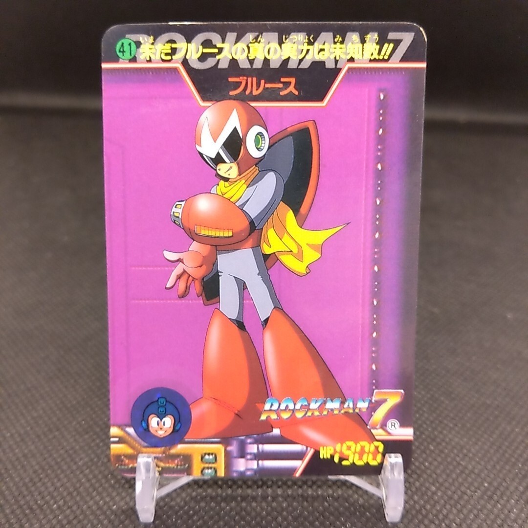 BLUES No.41 Rockman 7 Bandai Carddass CAPCOM Japan Card