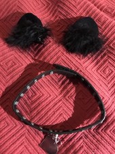 Cat Accessory Set Costume 3 Piece 2 Clip Ears, Collar