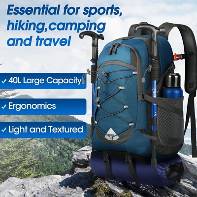 New IGOLUMON Hiking Backpack 40L Packable Ultralight Camping Travel