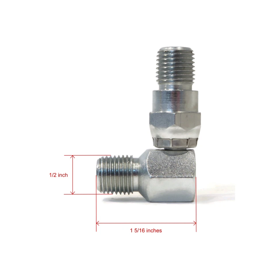 Snowplow Hydraulic Angle Hoses Kit 1304060 for Meyer 21856, M21856 & Fisher 4424 - Image 2 of 4