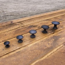 Plain cast iron kitchen cupboard cabinet knob 20mm 25mm 30mm 35mm 40mm 