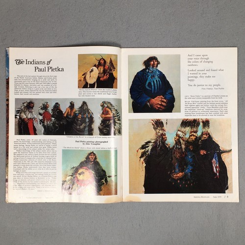 Arizona Highways Magazine June 1975 Summer Festival Petrified Forest Navajo - Picture 9 of 21