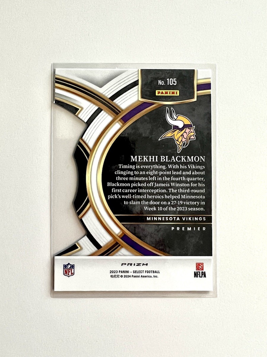 2023 Panini Select Mekhi Blackmon Premier Zebra SSP RC Case Hit