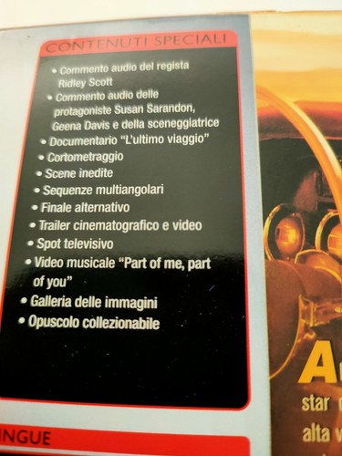 Thelma E Louise (Film DVD 1991, EDIZ. SPECIALE con Libretto) di Ridley Scott - Foto 2 di 2