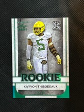 KAYVON THIBODEAUX 2022 Leaf Ultimate Draft Rookies Green Rookie Card 25/35