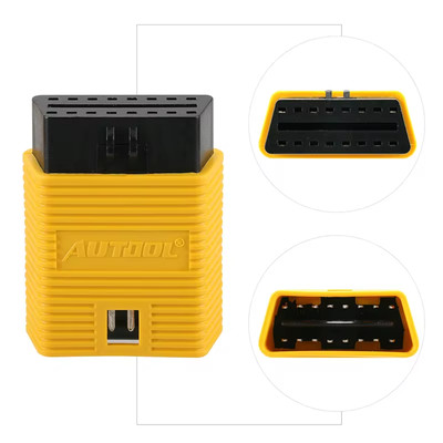 Autool OBD2 16Pin Universal Anschluss Verlängerung Für ELM327 AL519 Easydiag (L)