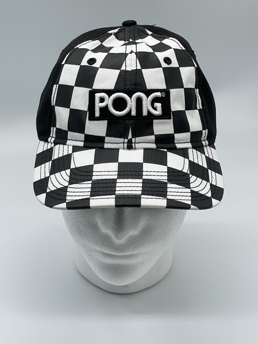 Atari Pong H3 Headwear Baseball Cap Trucker Hat Strapback Black