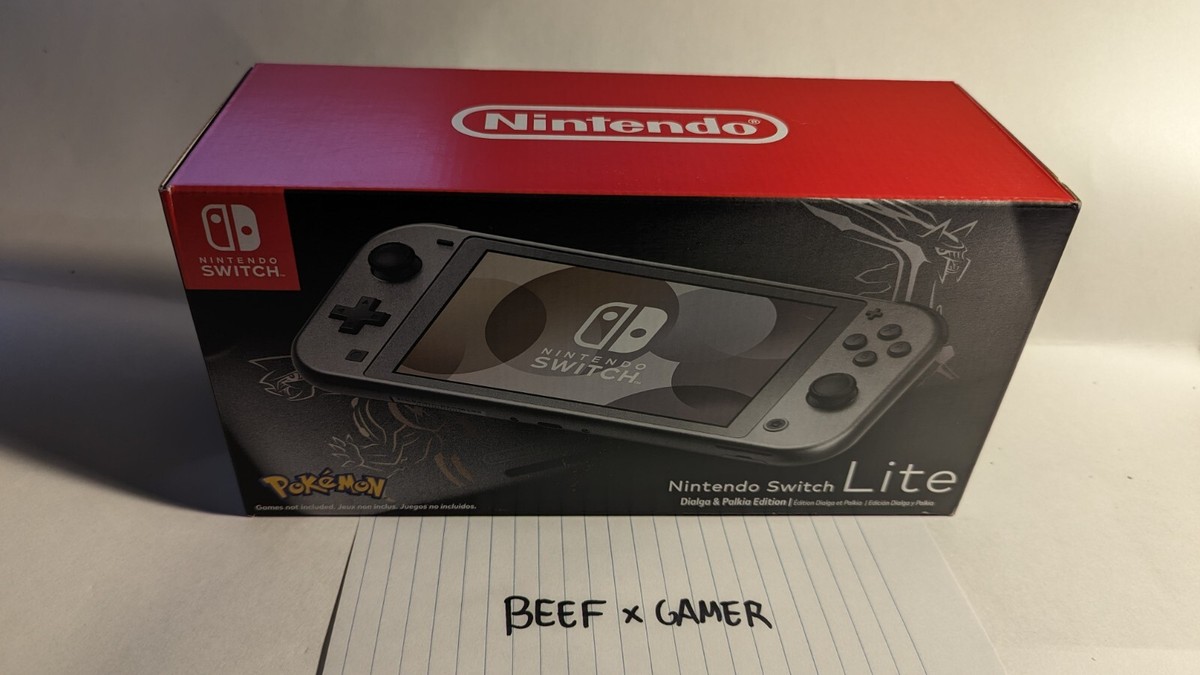 Nintendo Switch Lite Pokémon Dialga & Palkia Edition ~ Brand New