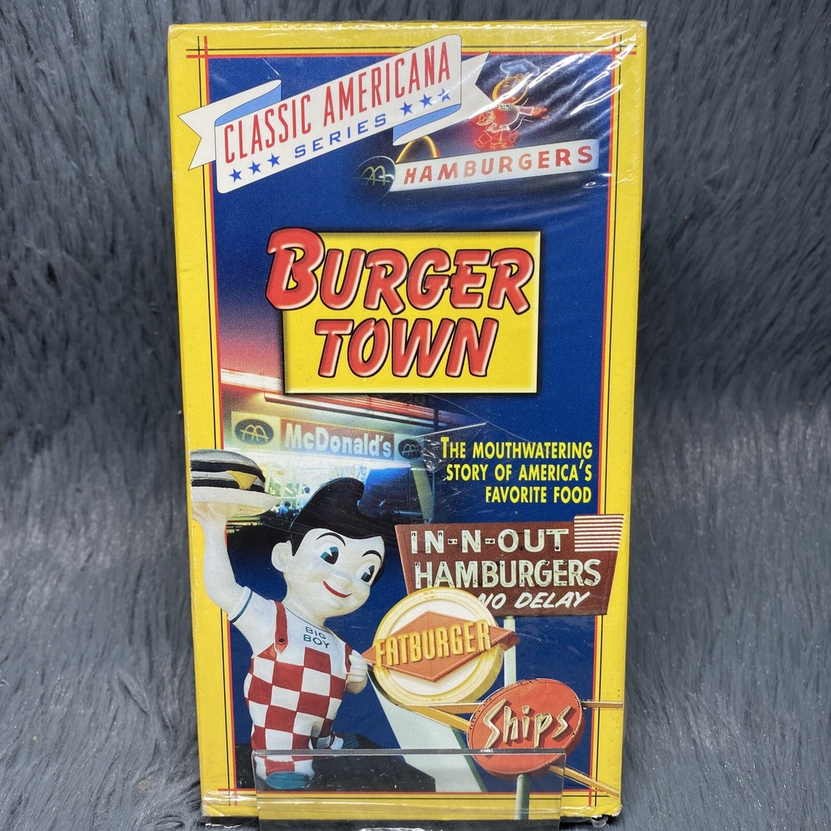 完売‼️ブランキー　アナログ盤【BANG!】+VHSテープ【DOG FOOD】 Burger Town Classic Americana Series VHS Tape 1997 Fatburger