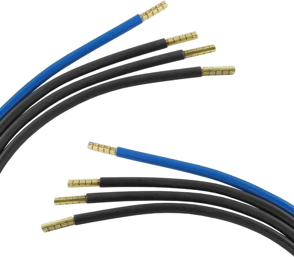 XENTERIO Verdrahtungssatz 4x6mm² länge 360mm 4 Stk. Verdrahtungsbrücke Zählerschrank