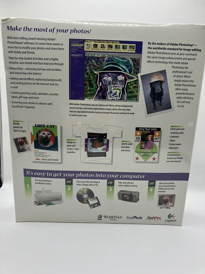 VTG Adobe Photo Deluxe 2.0 For Macintosh MAC OS New Sealed CD-ROM Photoshop Mint - Image 3 of 3