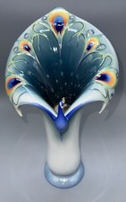 Franz Porcelain Peacock Splendor Peacock Vase...