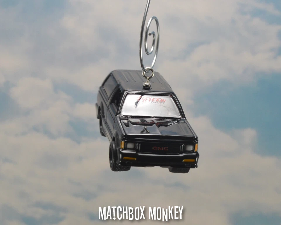 GMC Typhoon Negro Personalizado Adorno de Navidad 1/64 Bronco II Jimmy K5 Adorno Foto 4 de 4