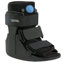 United Ortho Short Air Cam Walker Fracture Boot, Small Black