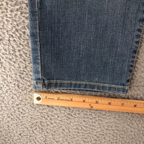 Jeans Levis donna 6 512 denim blu perfettamente dimagranti Capri elasticizzati tutti i giorni - Foto 8 di 12