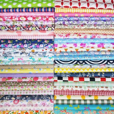 Precut Fabric Squares 200 PCS 4 x 4 inches Cotton Fabric Bundle Quilting Char...