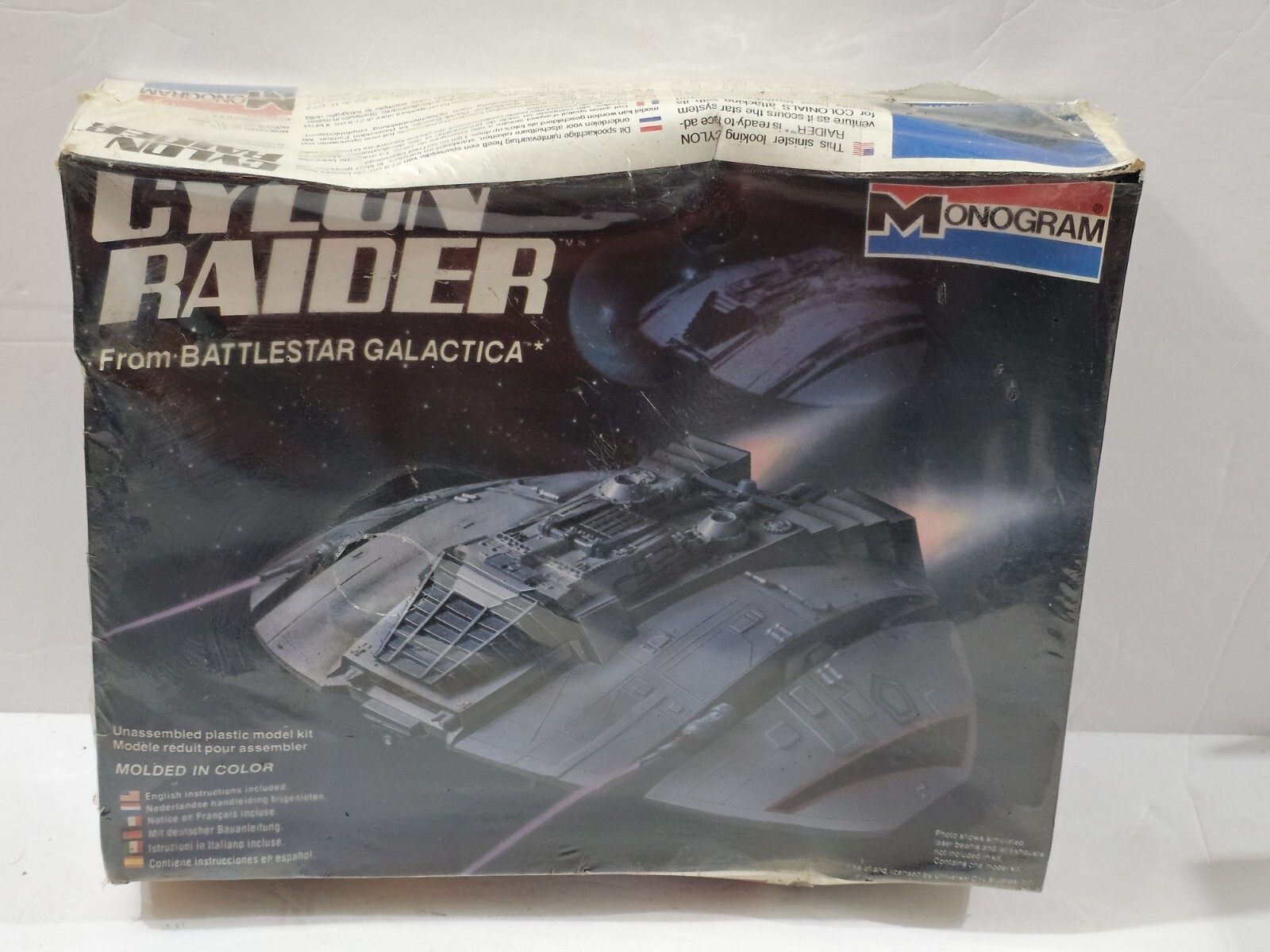 Vintage 1978 Monogram Battlestar Galactica Cylon Raider Model Kit #6026 ...
