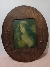 Antique Print By Angelo Asti ' Portrait Of A Girl" ( Victorian).