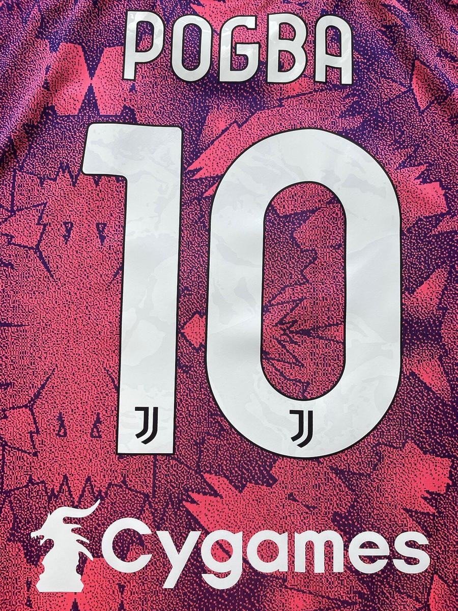 2022/23 Juventus Third Jersey #10 Pogba Large Adidas Soccer