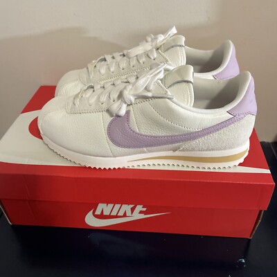 WMN Size 7.5 - Nike Cortez Basic SE Sail Iced Lilac FJ4608-133