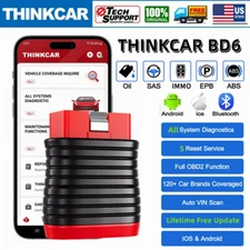 Thinkcar BD6 Free Update OBD2 Code Scanner Full Systems Diagnostic 5 Resets