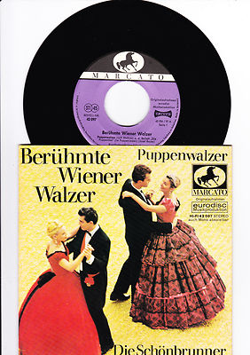 7'' Berühmte Wiener Walzer  Label: Marcato Records  die  Schönbrunner 