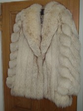 Genuine Saga Arctic Fox Fur Jacket