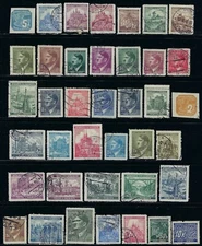 Bohemia and Moravia Collection of 40 Different Stamps - Used