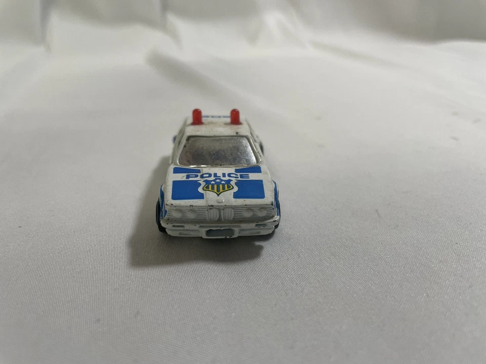 Coche de policía BMW Road Champs 1987 vintage Harrison NJ 07029 City Police 502 RARO Foto 2 de 4