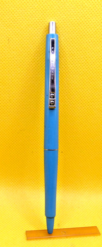 Paper Mate Vintage Double Heart Ninety Eight finger grip ball pen-used-turquoise
