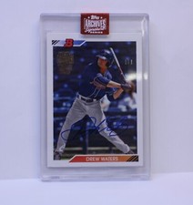 2023 Topps Archives Signature Drew Waters Auto 2020 Bowman Heritage/1  (146088)