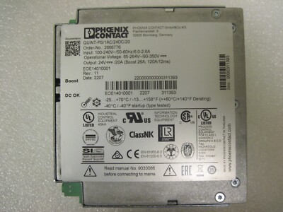 2866776  QUINT-PS/1AC/24DC/20  PHOENIX CONTACT