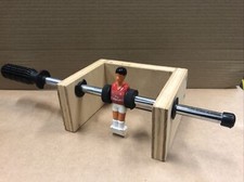 Single Foosball Player Full Size Soccer For One Game Sport 30 Arsenal Fun Prop