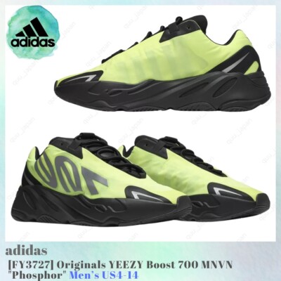 adidas Originals YEEZY Boost 700 MNVN Phosphor FY3727 Men's US4-14 NEW