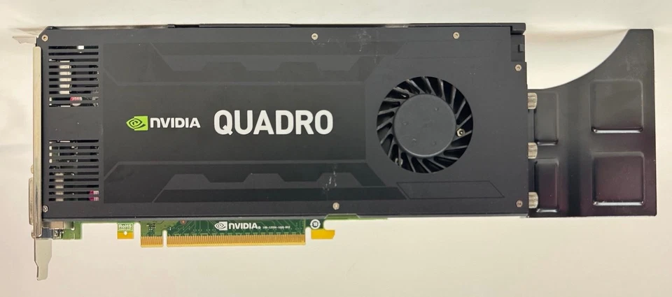 NVIDIA Quadro K4200 4GB GDDR5 PCIe x16 GPU Video Graphics Card, TESTED - Image 2 of 4