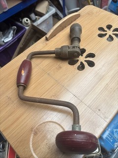 Vintage Drill Wood Working Tool