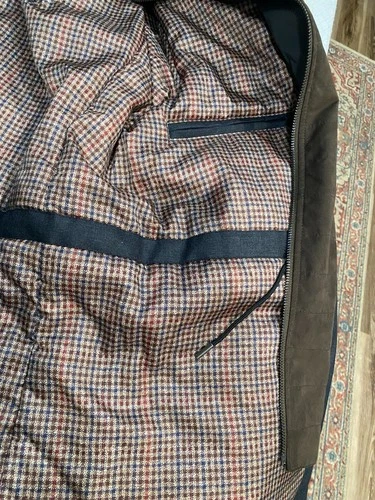 Johnston & Murphy  (Men's LRG.)  Wool  Blend Front Zip/Snap Coat - EUC !! image 14