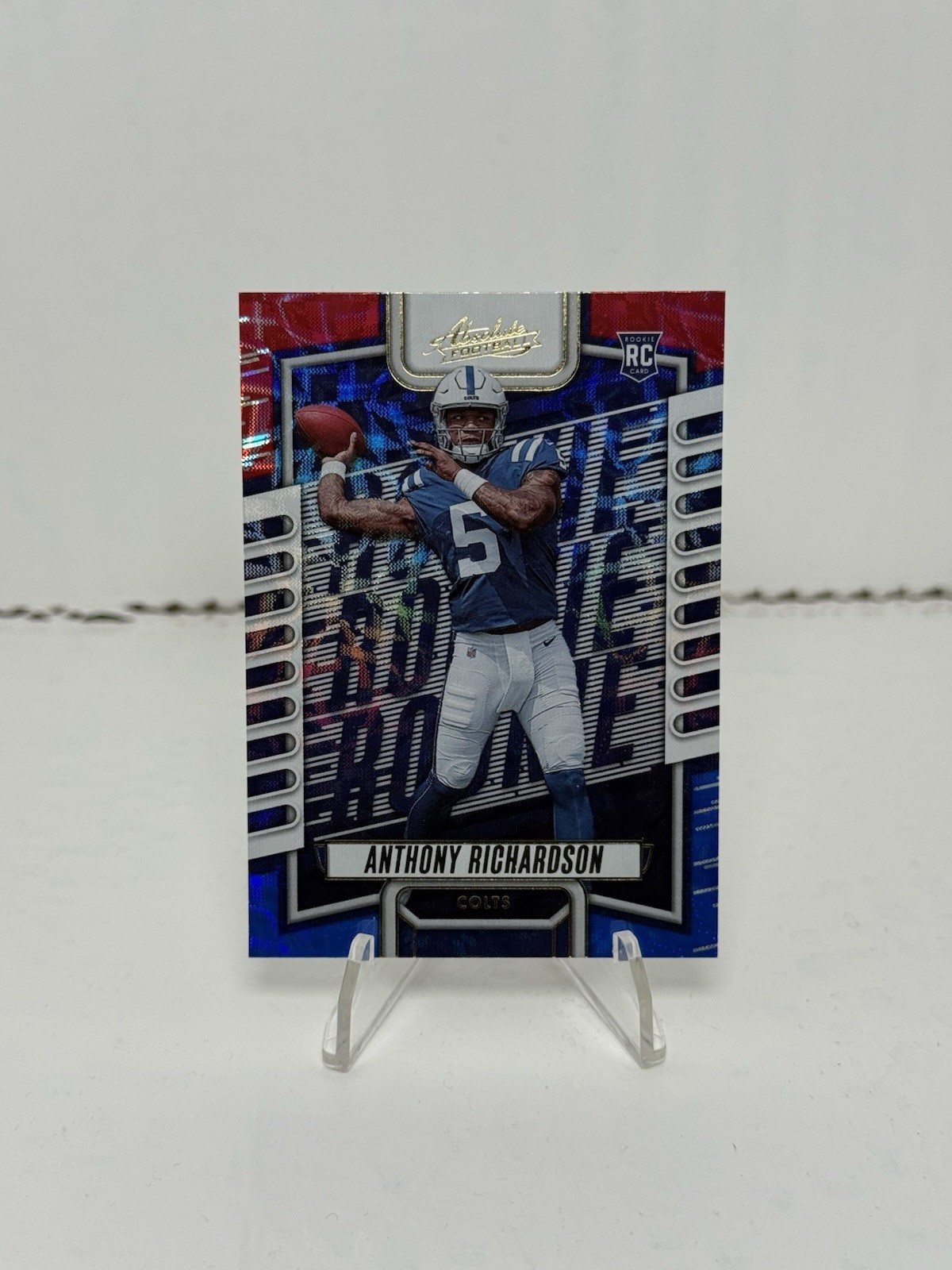 2023 Absolute - Rookies Anthony Richardson #104 Red White Blue Kaleidoscope (RC)
