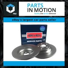 2x Brake Discs Pair Solid fits MERCEDES E200 1.8 Rear 02 to 16 300mm Set B&B New