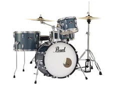 Pearl RS584C/C Roadshow Drum Set 4 Piece Drum Kit with Cymbals Aqua Blue Glitter