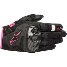 Alpinestars Stella SMX-1 Air V2 Gloves - Black/Fuschia - Medium 3590518-1039-M